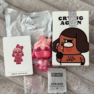 Pop Mart Crying Again Figure- heartless girl